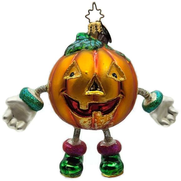 Christopher Radko Tricky Treats Pumpkin Halloween Christmas Tree Ornament - Picture 1 of 15